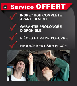 Services offerts chez Auto Sood Plusieurs services offerts